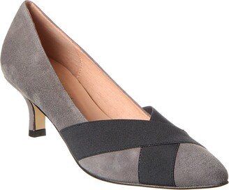 Zoned Suede Pump