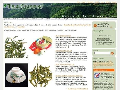 Teacuppa Gourmet Tea Store Promo Codes & Coupons