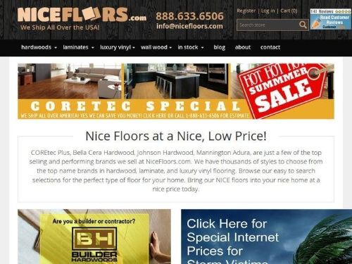 Nicefloors.com Promo Codes & Coupons
