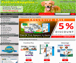Pet Care Supplies Promo Codes & Coupons