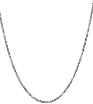 sterling silver Box Chain necklace