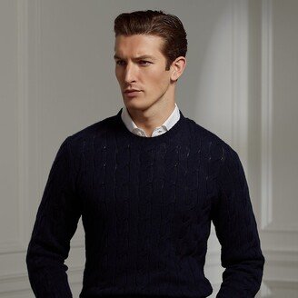 Ralph Lauren Cable-Knit Cashmere Sweater-AK