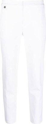 Slim-Cut Cropped Trousers-AD