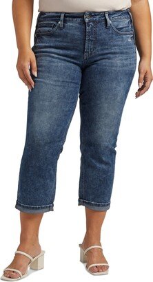 Plus Size Suki Mid-Rise Capri Jeans