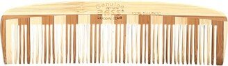 Bass Brushes Grooming Comb Premium Bamboo Teeth and Handle Pocket Style Striped Bamboo