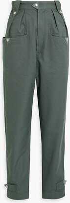 Pulcie cotton-canvas tapered pants