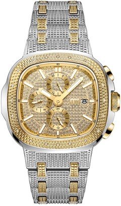 Heist Diamond Two-Tone Multifunction Bracelet Watch, 47.5mm