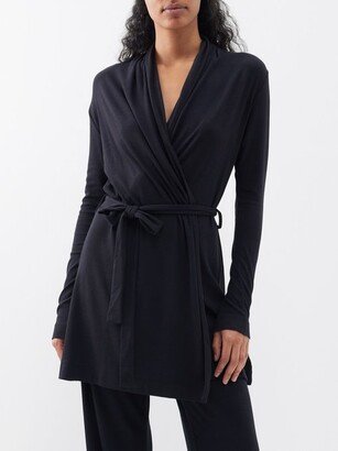 Natalie Ribbed Pima Cotton-blend Robe