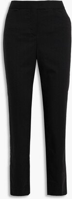 Merino wool-blend tapered pants