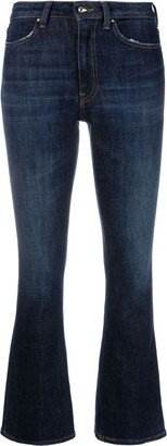 Mid-Rise Flared Jeans-AQ