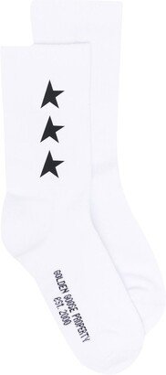 Logo Embroidered Socks-AE