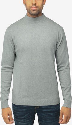 Men's Basic Mock Neck Midweight Pullover Sweater