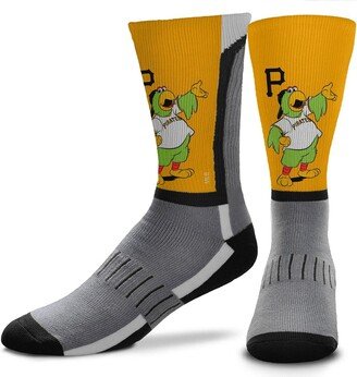 Men's Pittsburgh Pirates Mascot Snoop V-Curve Crew Socks