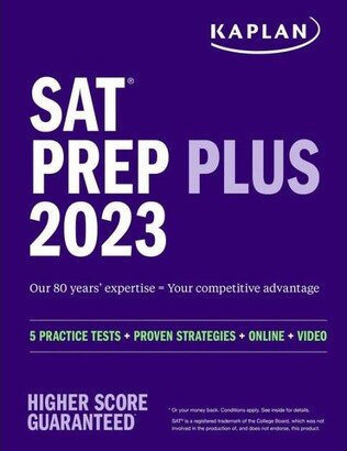 Barnes & Noble Sat Prep Plus 2023- Includes 5 Full Length Practice Tests, 1500+ Practice Questions, + 1 Year Online Access to Customizable 250+ Question Bank and 2 O