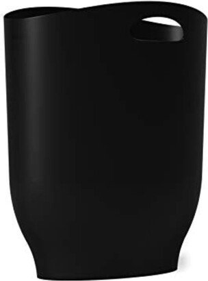 Harlo, 2.4 Gallon, Black Sleek & Stylish Bathroom Trash Can