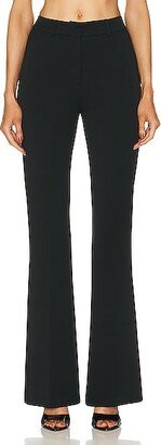 Blake Mid Flare Trouser in Black