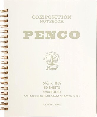 penco Large Coil Notebook White