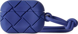 Navy Intreccio AirPods Pro Case