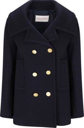 Solid Caban Coat