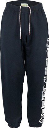 Logo Printed Drawstring Trackpants