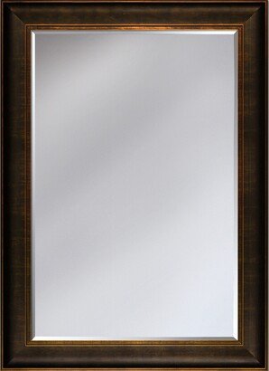 Veine D'Or Bronze Scoop Framed Wall Mirror 26.5 x 36.5 - 26.5 x 36.5