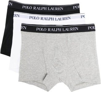 Pack Of 3 Logo Waistband Briefs-AA