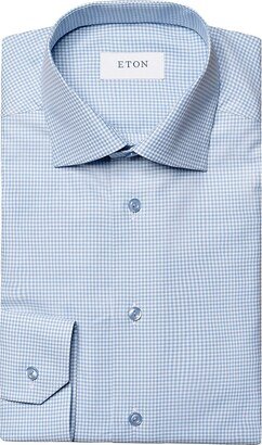 Contemporary-Fit Check Cotton Tencel Shirt