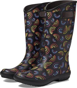Rainboot - Wild Rainbow (Black Multi) Women's Shoes