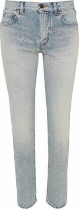 Button Detailed Skinny Jeans-AC