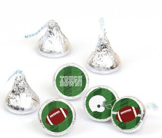 Big Dot Of Happiness End Zone - Football - Party Round Candy Sticker Favors (1 sheet of 108)