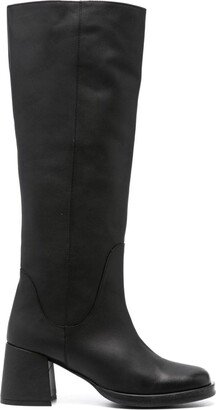 Tower 65mm leather knee-high boots