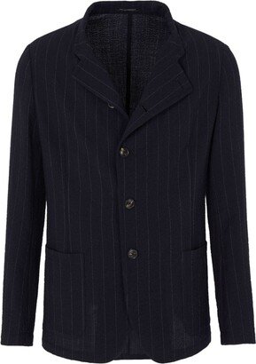 Single-Breasted Wool Coat-BI