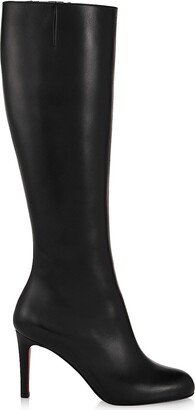 85MM Leather Knee-High Boots