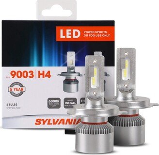 9003 | H4 Led Powersport Headlight Bulbs for Off-Road Use or Fog Lights - 2 Pack