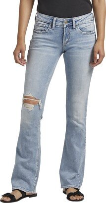 Women's Britt Low Rise Curvy Fit Slim Bootcut Jeans-AD