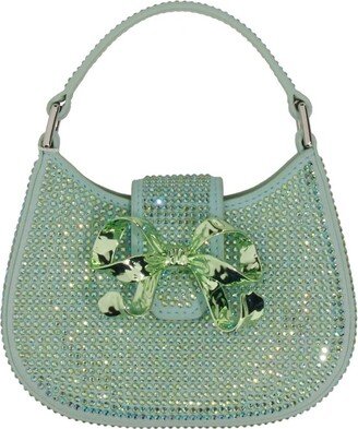 Crescent Bow Micro Top Handle Bag-AB