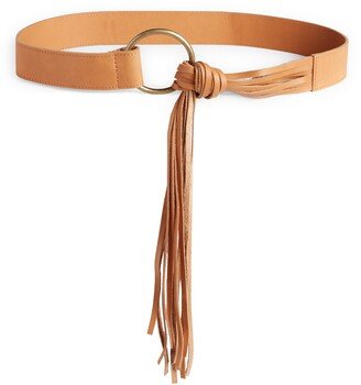 Esme Fringe Leather Belt