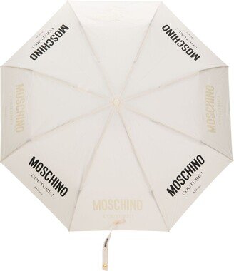 Logo-Print Compact Umbrella-AE