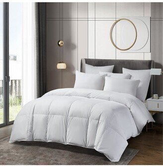 Tencel/Cotton Blend White Down Comforter - Light Warmth