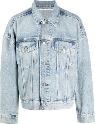 Core denim trucker jacket