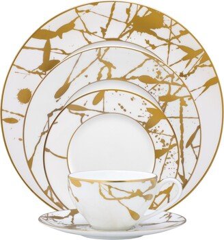 Raptures Gold 5 Piece Place Setting