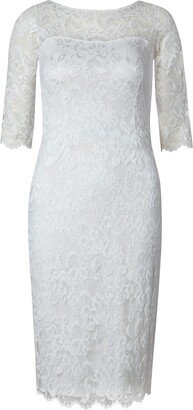 Alie Street London Lila Lace Wedding Dress In Ivory