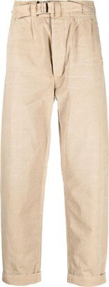 Straight-Leg Belted Trousers-AA