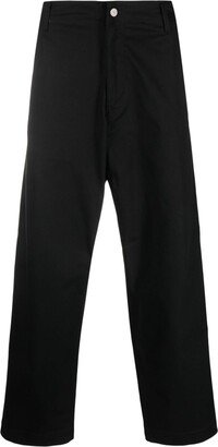 Wide-Leg Cotton Trousers-AU