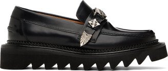 Black Leather Loafers-AA