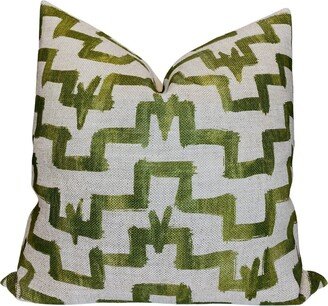 Tulu Pillow Cover in Olive, Designer Covers, Decorative Pillows