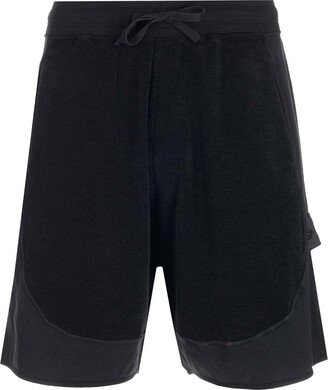 Drawstring Knee-Length Shorts-AD