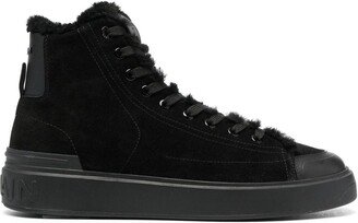 High-Top Suede Sneakers-AB