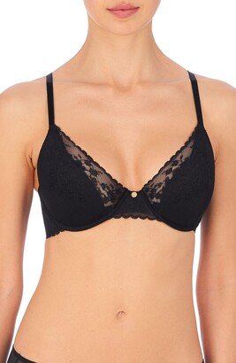 Cherry Blossom Lace Underwire Push-Up Bra