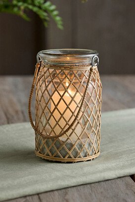 Paloma Rattan Wrapped Tea Light Holder